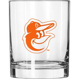 Logo Brands - Baltimore Orioles 14oz. Game Day Rocks Glass - Multicolor