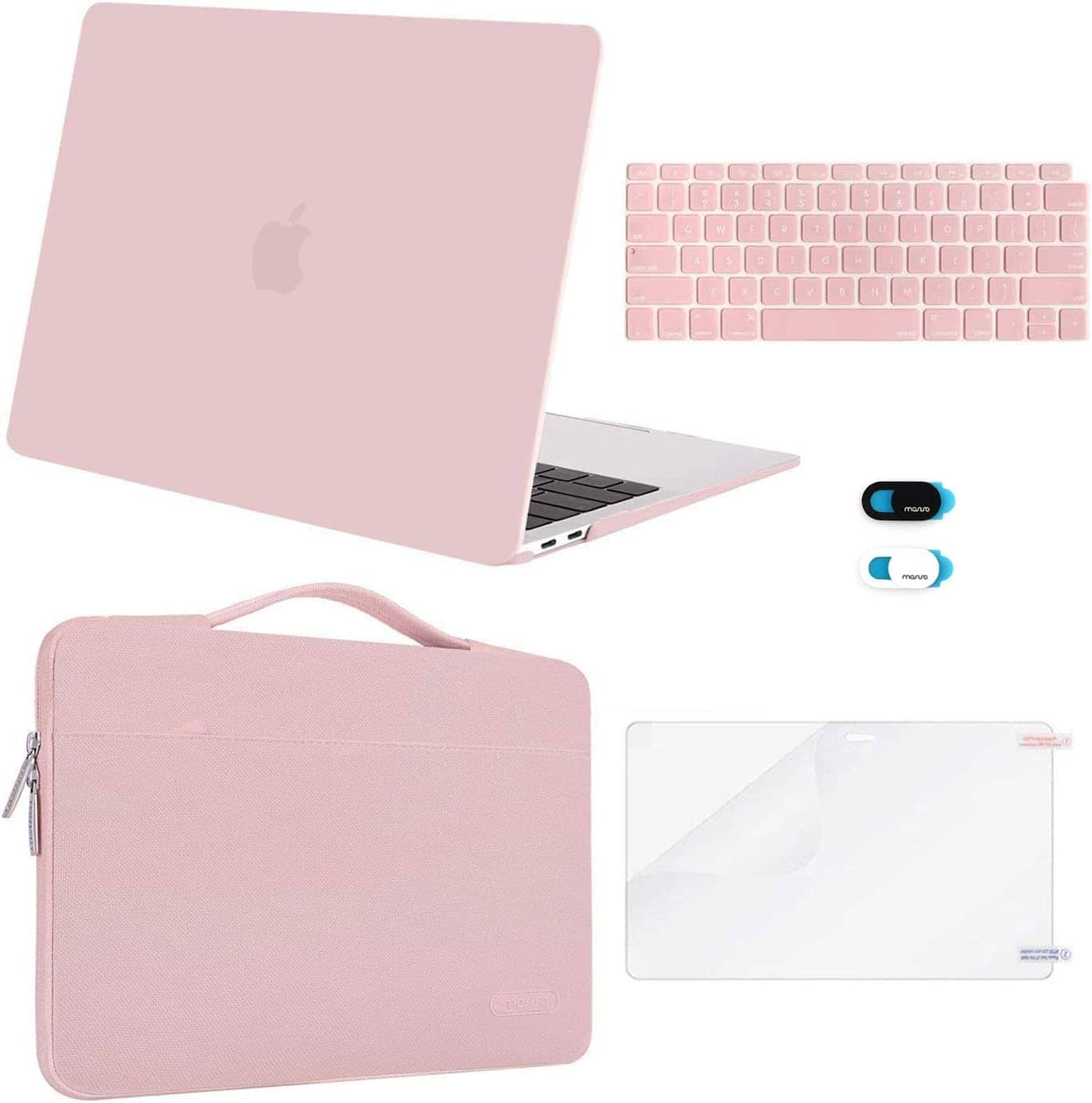 mosiso - 5-in-1 MacBook Air 13 Case and Sleeve Kit A2337/A2179/A1932 - Rose Quartz price history on PriceWatchPro