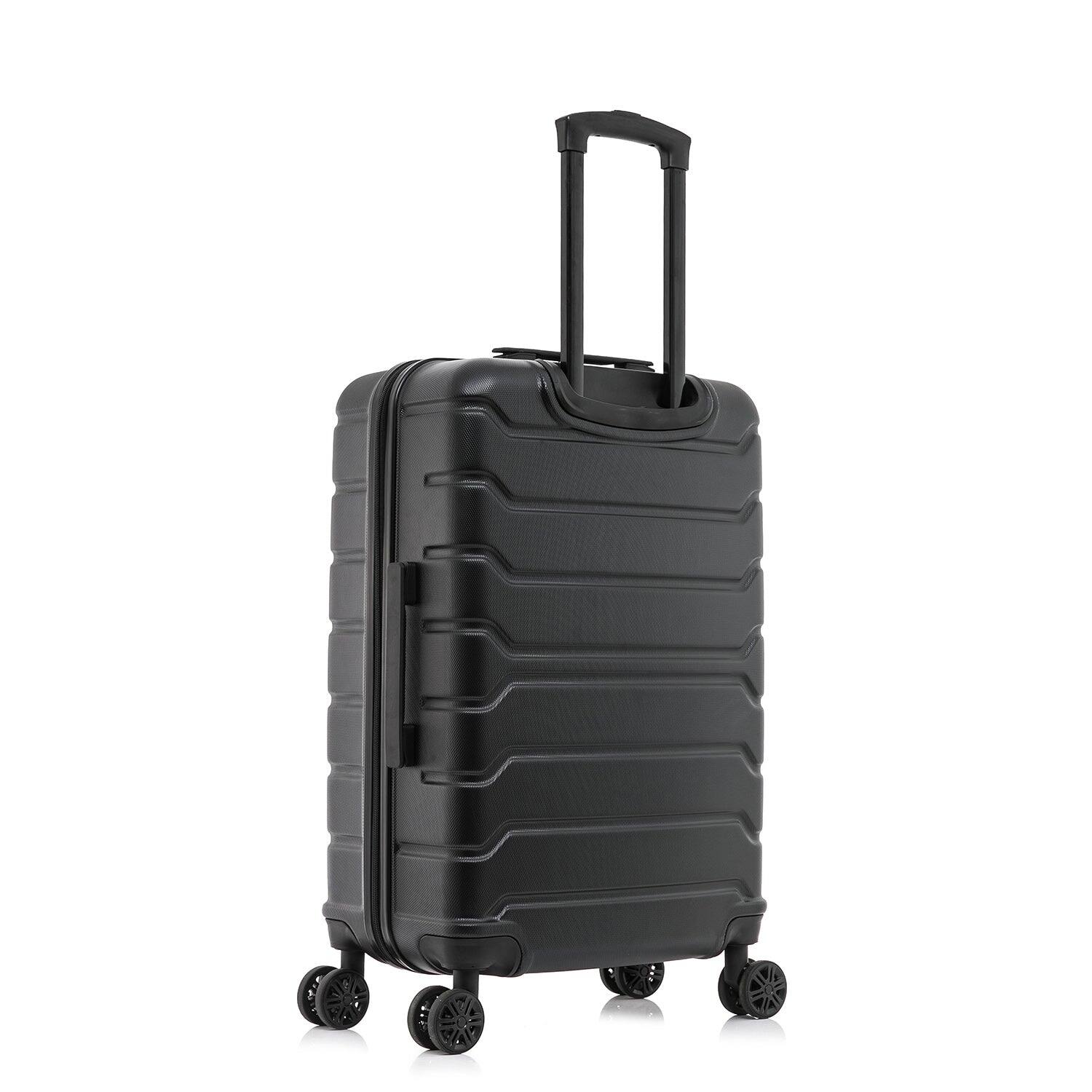 Alt View 1. InUSA - Trend lightweight hardside spinner luggage 24" - BLACK.