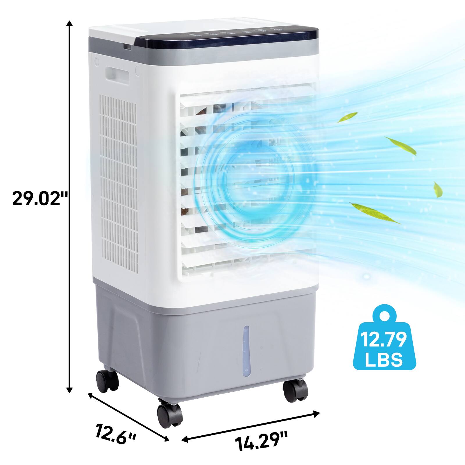 29.02" 12.79 LBS 12.6" 14.29"