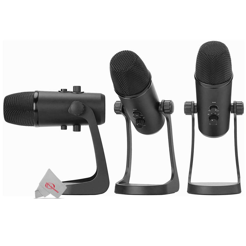 Left. Vidpro - Vidpro Professional Wired XLR Lavalier Microphone XM-L2 for Pro Audio Equipment with XLR Input - Black.