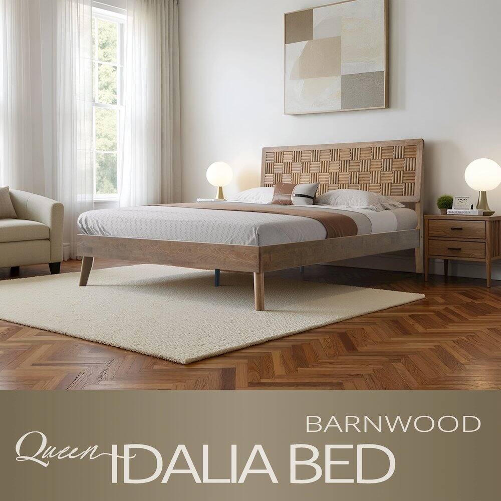 BARNWOOD Queen IDALIA BED