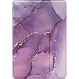 SaharaCase - Tri-Fold Folio Case for Amazon Fire HD 10 (2023) - Purple
