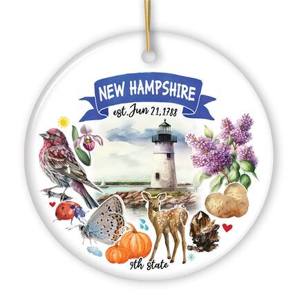 NEW HAMPSHIRE
est. Jun 21, 1788
9th state