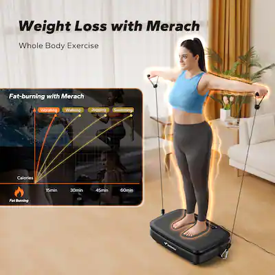 MERACH Vibration Plate Exercise Machine, Whole Body Workout, Lymphatic Drainage and Fitness Black MR-2439B2 - Best Buy MERACH Vibration Plate Exercise Machine, Whole Body Workout, Lymphatic Drainage and Fitness Black MR-2439B2 - Best Buy