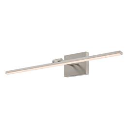 Jonathan Y - Santino 28" Modern Minimalist Swivel Integrated Dimmable LED Rechargeable Picture Light with Touch Sensor - Nickel