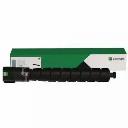 Front. Lexmark - Lexmark Unison Original Laser Toner Cartridge - Magenta - 1 Each - 16500 Pages - Magenta.