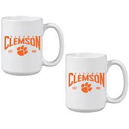 Indigo Falls - Clemson Tigers 15oz. Mug Two-Pack - Multicolor