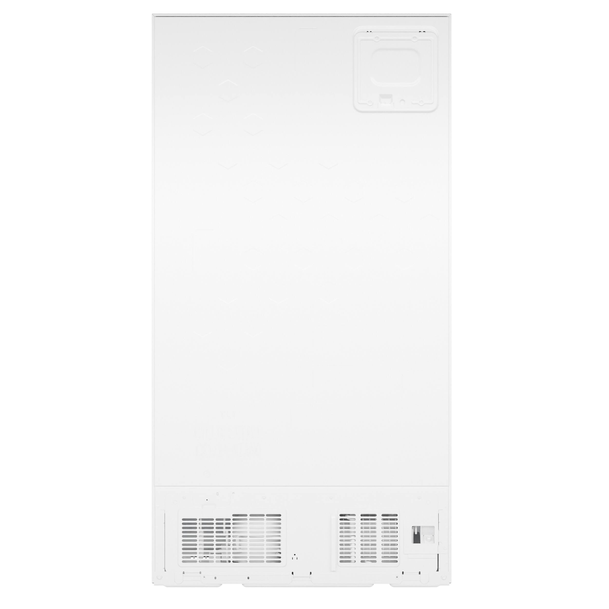 Alt View 30. GE - 36 in. Wide 27.9 Cu. Ft. Side-By-Side Refrigerator with Extra Tall Dispenser and In-Door Icemaker - White.