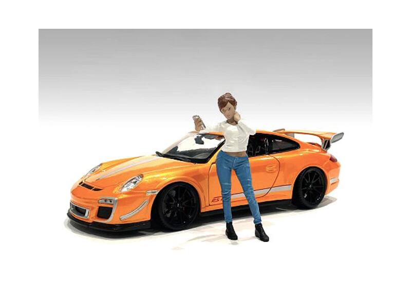 Front. American Diorama - "Car Meet 1" Figurine I for 1/24 Scale Models by American Diorama.