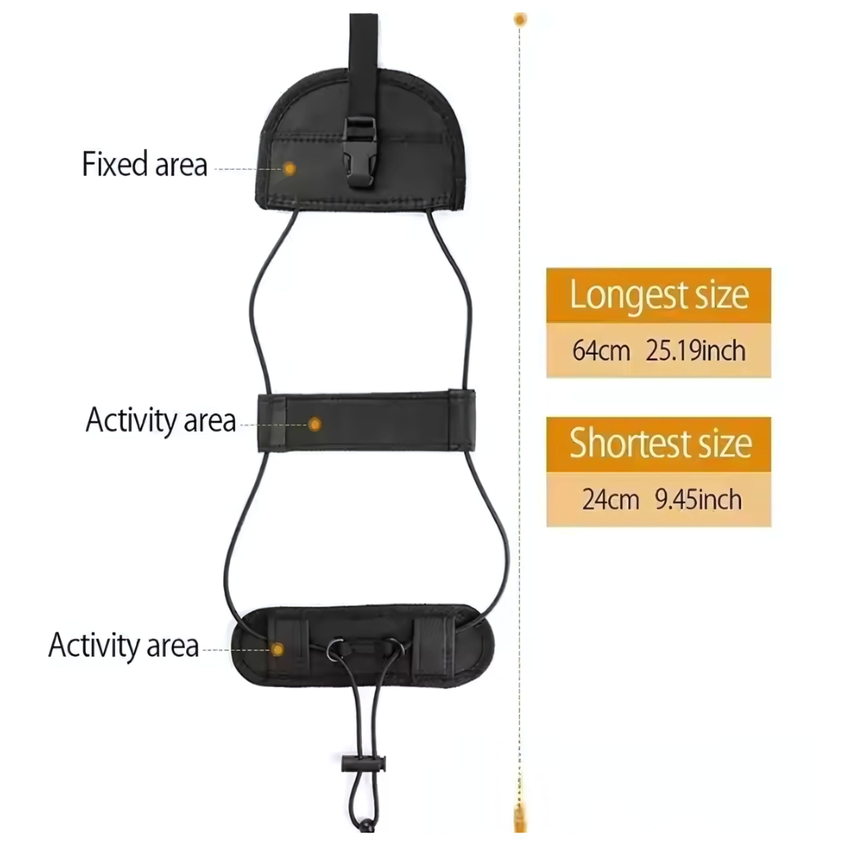 Fixed area  
Longest size: 64cm (25.19inch)  
Activity area  
Shortest size: 24cm (9.45inch)  
Activity area
