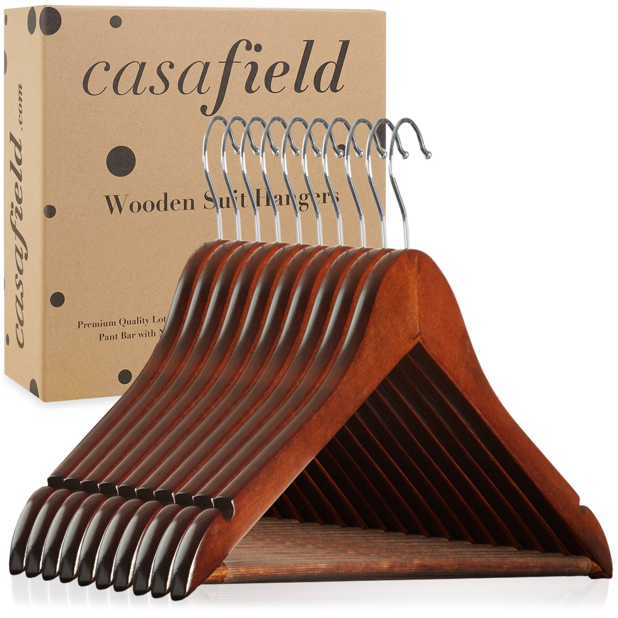 casafield Wooden Suit Hangers  
Premium Quality Lot  
Pant Bar with Y