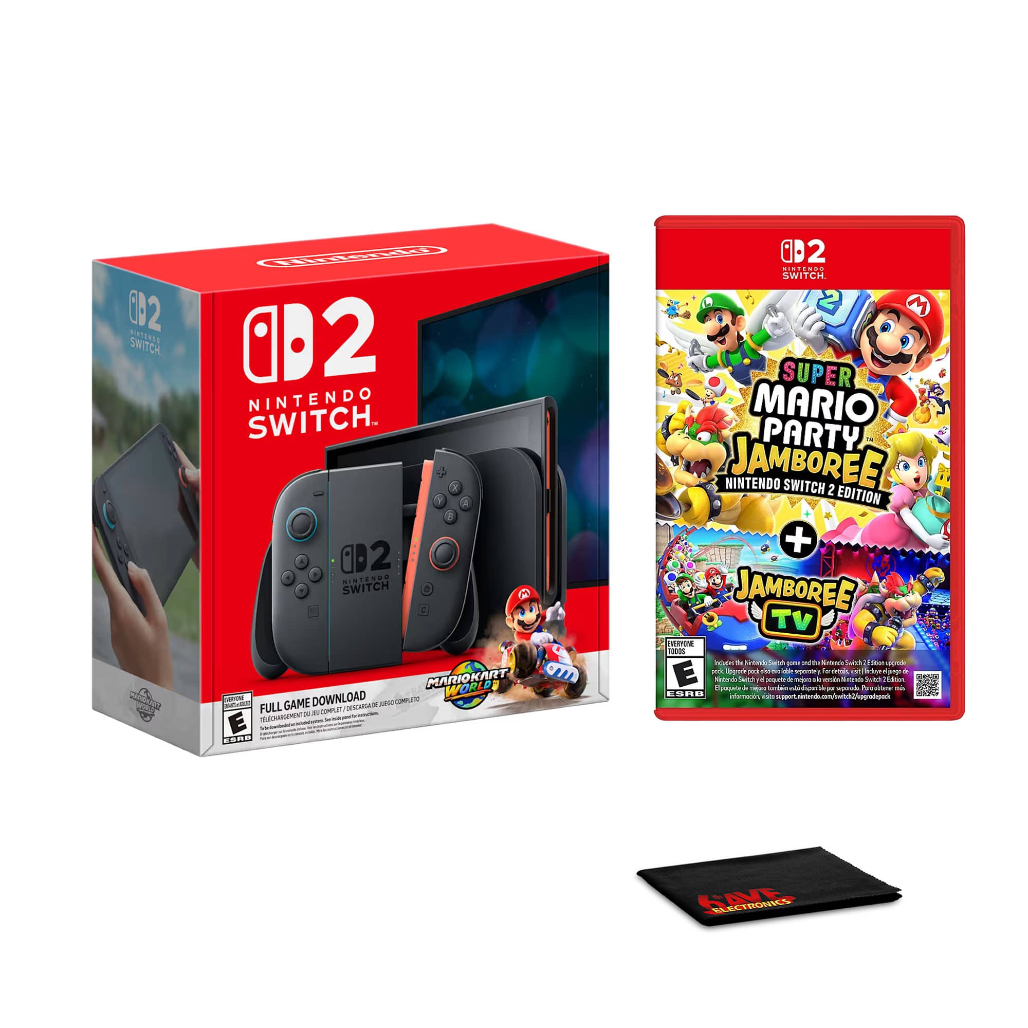 【K】Nintendo Switch Switch 2, Mario Kart World Bundle, Pokémon Legends: Z A