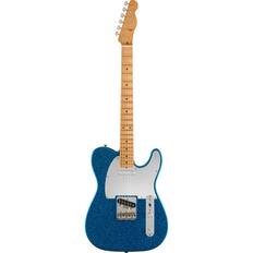 Front. Fender - Fender J Mascis Telecaster Electric Guitar, Bottle Rocket Blue Flake.