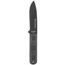 KA-BAR - 4.3125" Fixed Blade Ek Commando Short Drop Point Knife w/ Sheath - Black