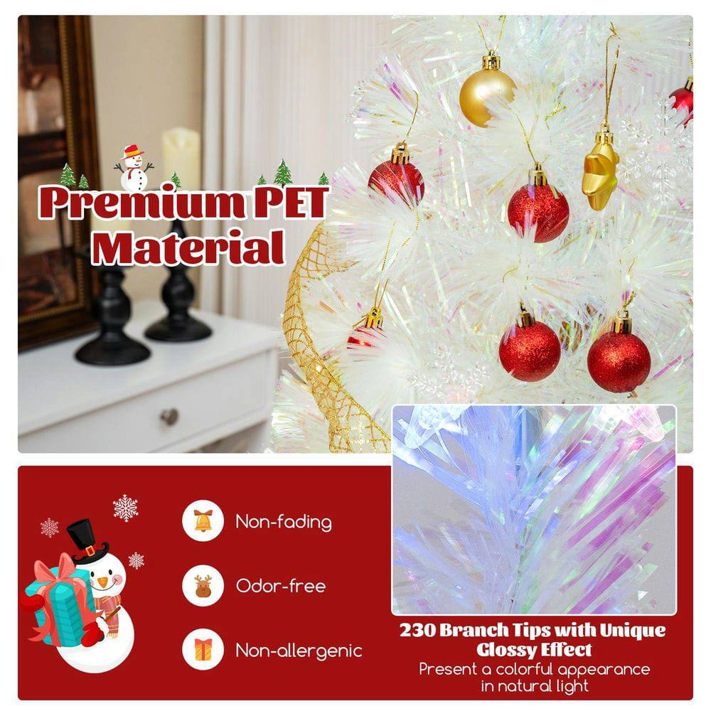 Premium PET Material

- Non-fading
- Odor-free
- Non-allergenic

230 Branch Tips with Unique Glossy Effect
Present a colorful appearance in natural light