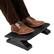 Front. Mind Reader - Foot Rest, Under Desk at Work, Ergonomic, Height Adjustable, Office, Plastic, 17.5"L x 13.5"W x 3.5"H - Black.