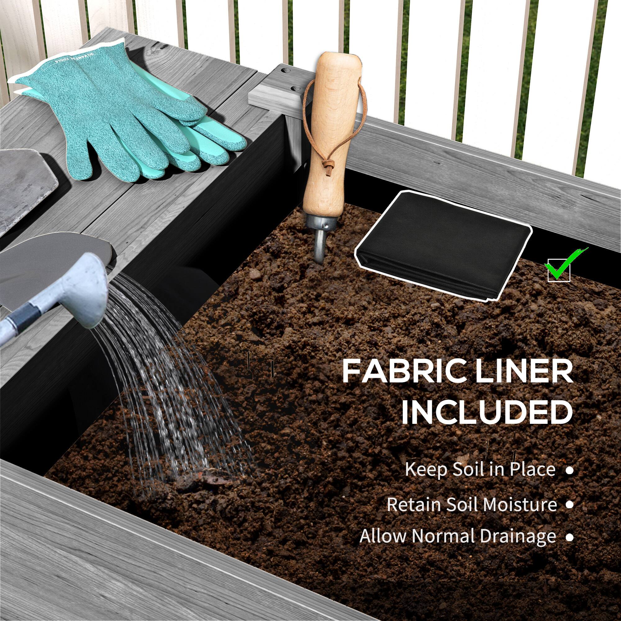 FABRIC LINER INCLUDED

- Keep Soil in Place
- Retain Soil Moisture
- Allow Normal Drainage