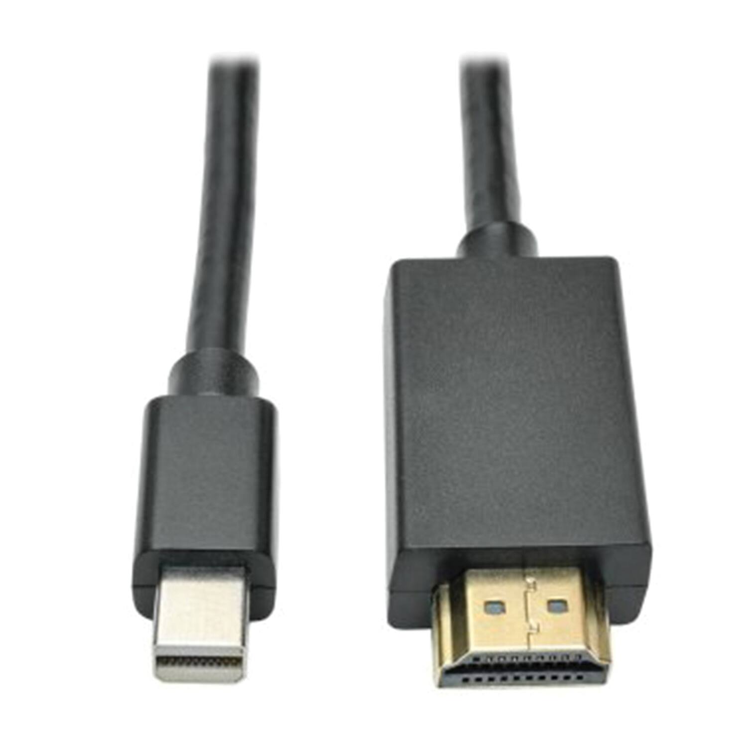 Angle. Tripp Lite - Tripp Lite P582-006 6 Feet DisplayPort-Male to HDMI-Male Adapter Cable - Copper Conductor - Black - Black.