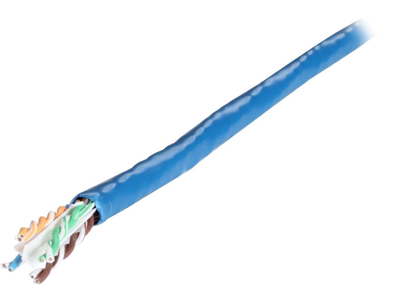 Front. StarTech.com - StarTech.com WIR6CMRBL 1000 ft. Cat CAT6 - 500 MHz Blue Bulk Roll of Blue CMR Cat 6 Solid UTP Riser Cable.