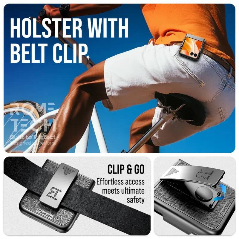 HOLSTER WITH BELT CLIP

CLIP & GO
Effortless access meets ultimate safety