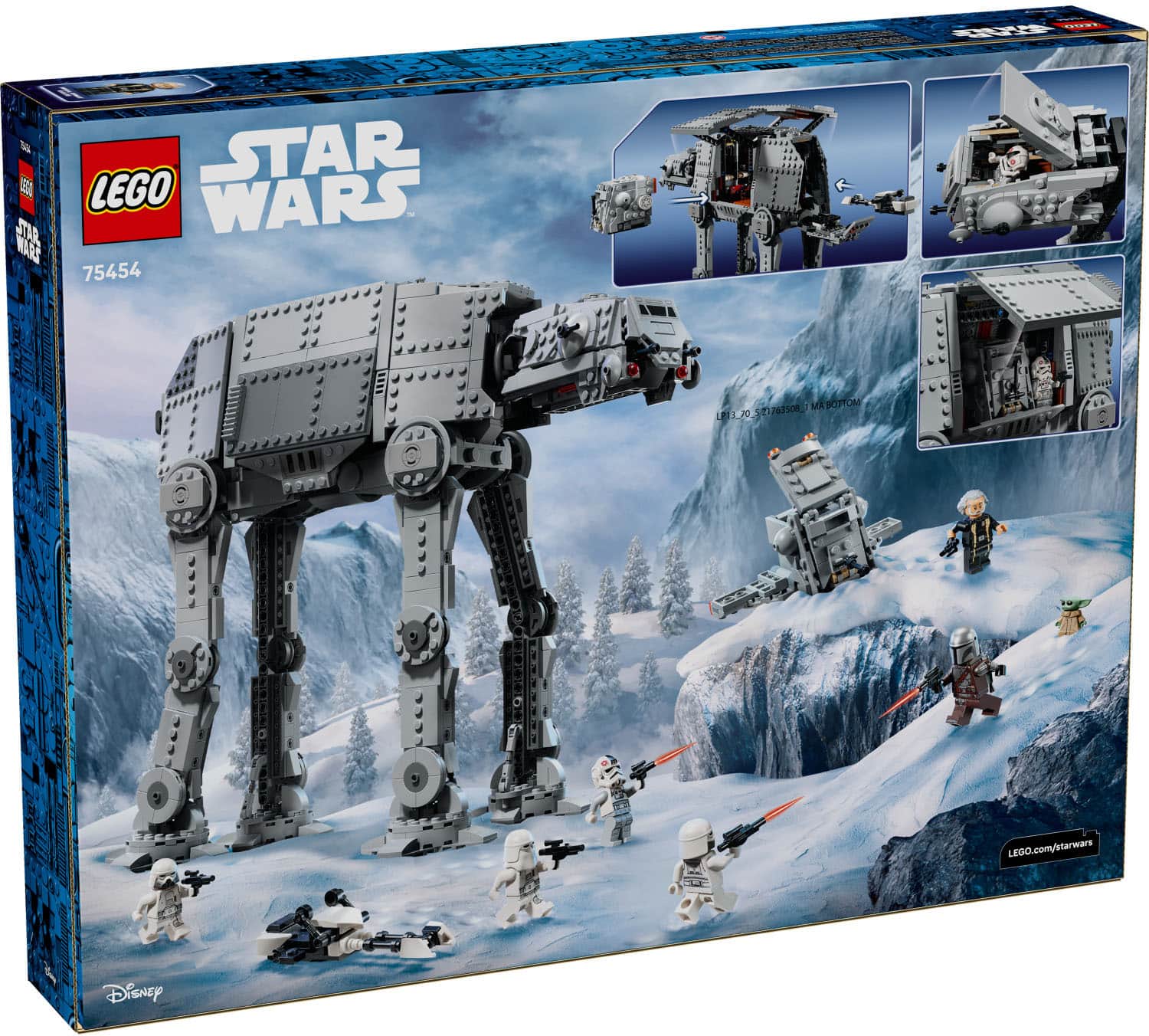 LEGO Star Wars Imperial Remnant AT AT with INT 4 75454 6588644