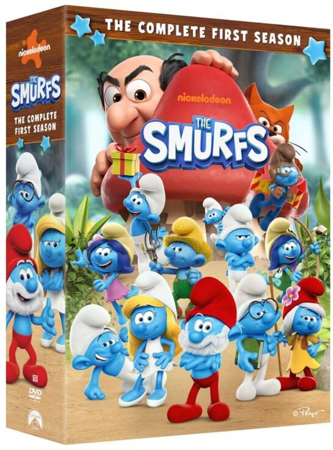Front. The Smurfs: The Complete First Season   - DVD.
