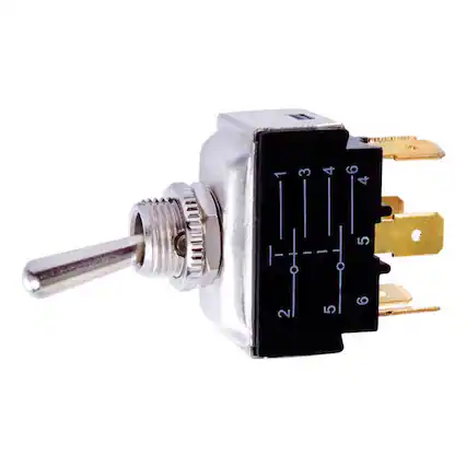 Front. Jandorf - Jandorf 20 amps Double Pole Toggle Power Tool Switch Silver 1 pk - Silver.