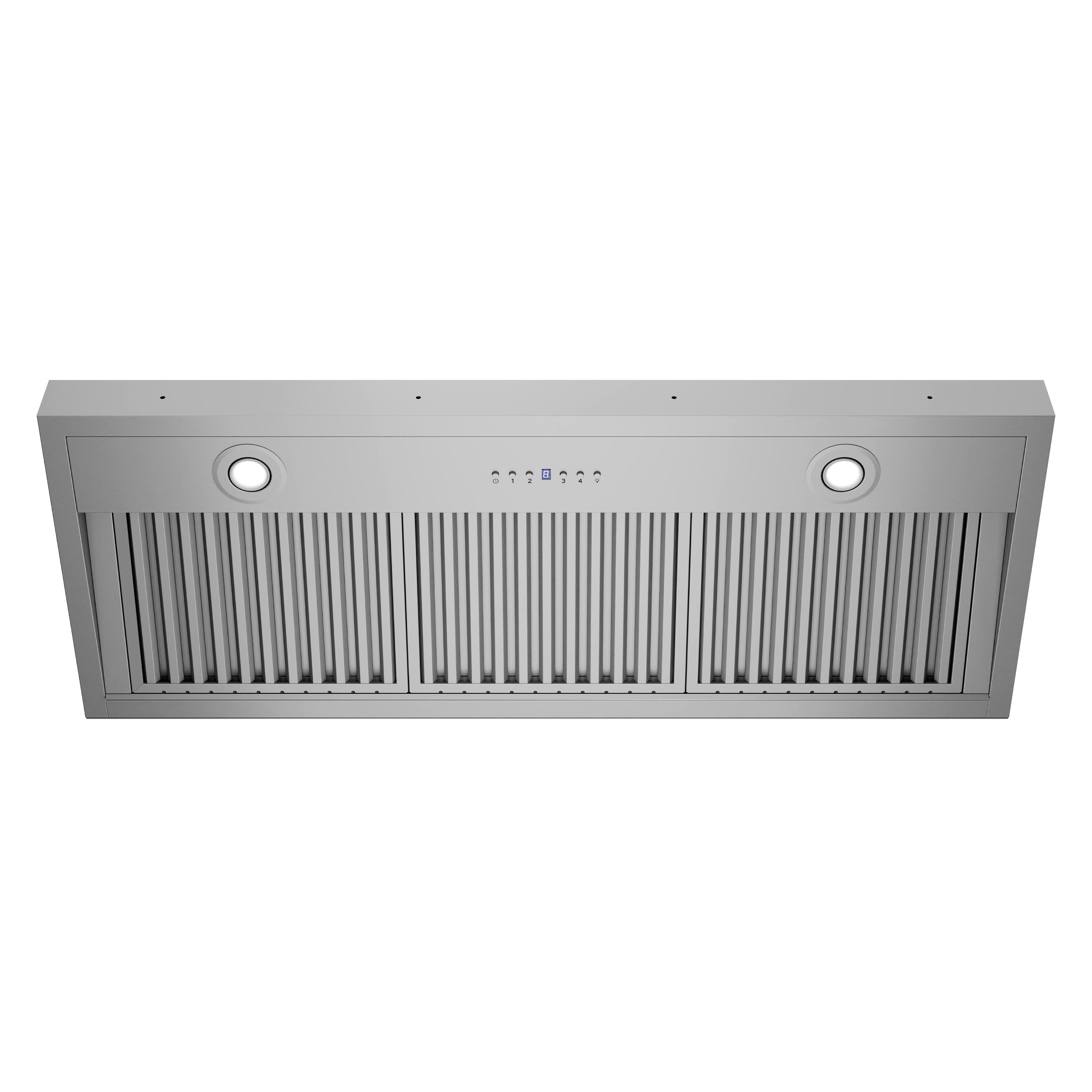 Alt View 6. ZLINE - ZLINE 46 in. DuraMount™ Ducted Wall Mount Range Hood Insert in Stainless Steel - Stainless Steel.