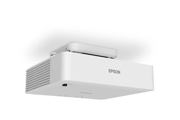 Alt View 3. Epson - Epson PowerLite L630U 6200-Lumen WUXGA Laser 3LCD Projector - White.