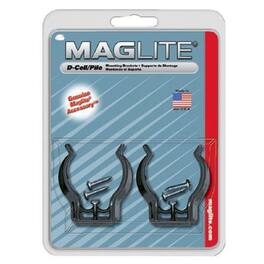 Maglite - ASXD026 D-Cell Universal Flashlight Mounting Bracket, 2 Pack
