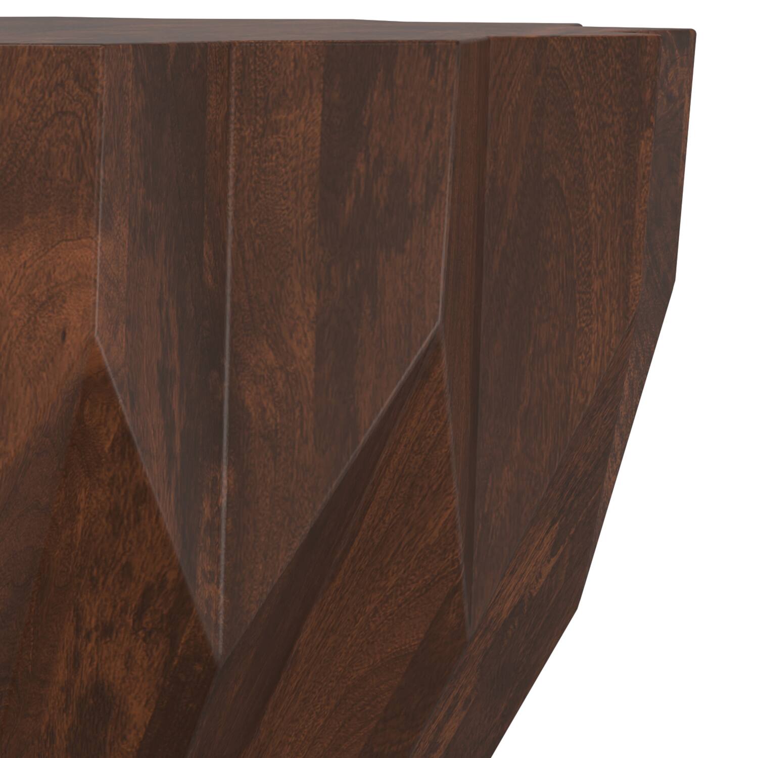 Alt View 8. Simpli Home - Turnbull 34 inch Wide Solid Mango Wood Coffee Table in Walnut - Walnut.