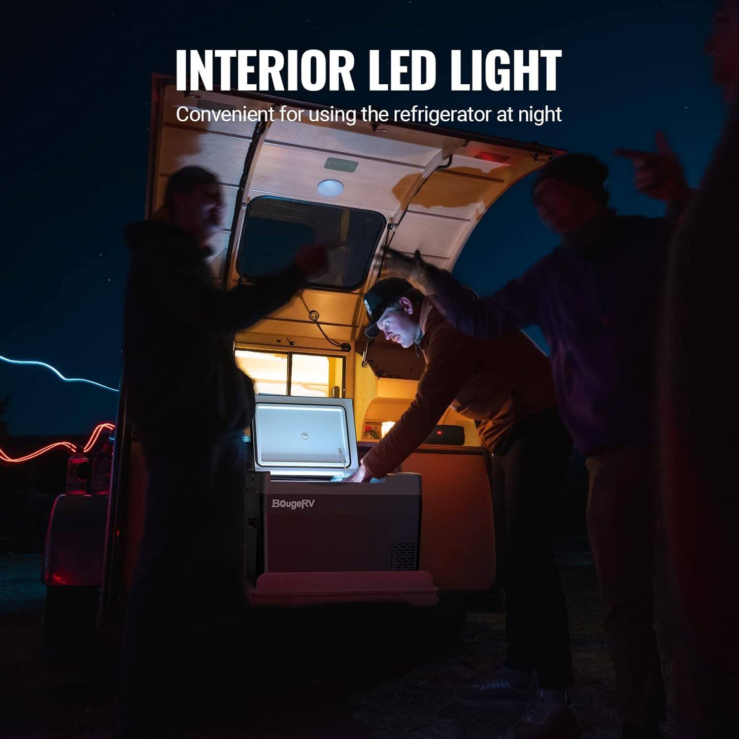 INTERIOR LED LIGHT
Convenient for using the refrigerator at night