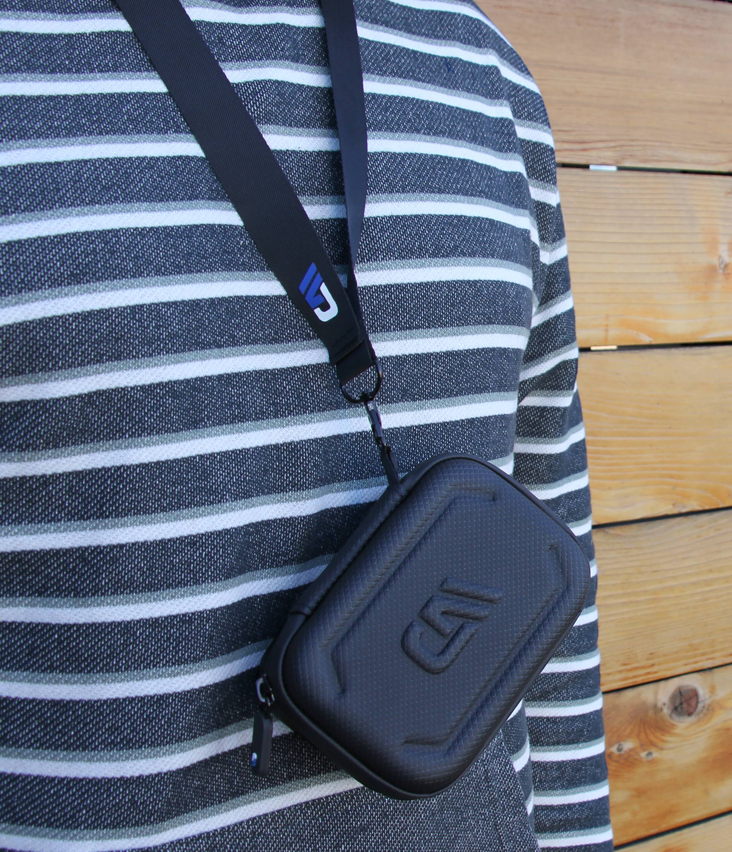Alt View 2. CASEMATIX - Carrying Case for Zoom H1 XLR Handy Recorder - Hard Shell EVA Travel Storage Case for Portable Audio Recorder.