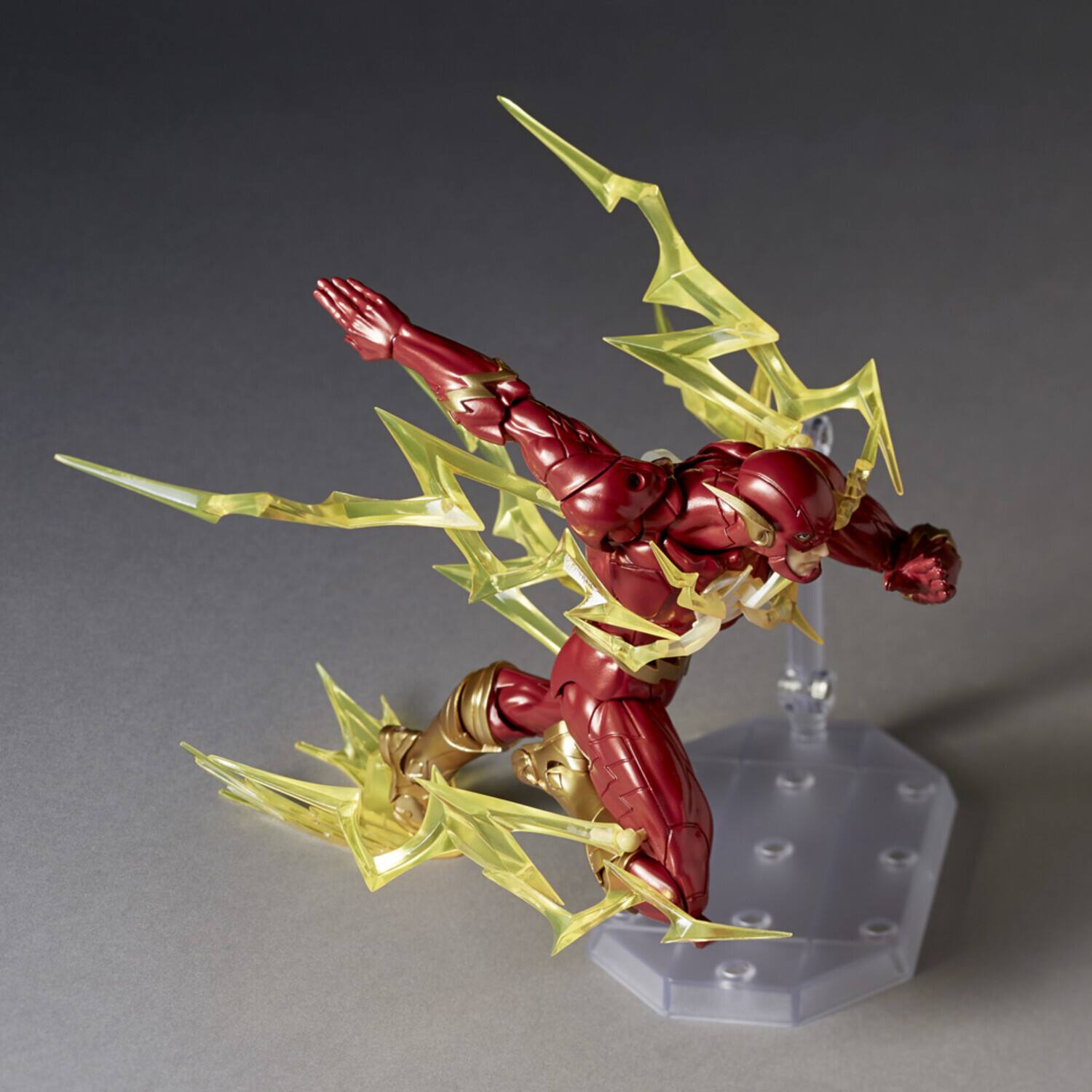 Alt View 4. PopMarket - Kaiyodo - DC Heroes  - Revoltech Amazing Yamaguchi - The Flash 2025 Action Figure   - COLLECTIBLES - Multicolor.