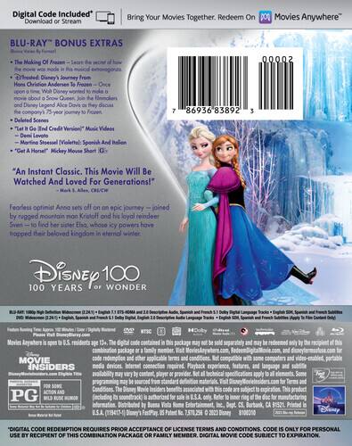 Alt View 1. Frozen   - BLU-RAY.