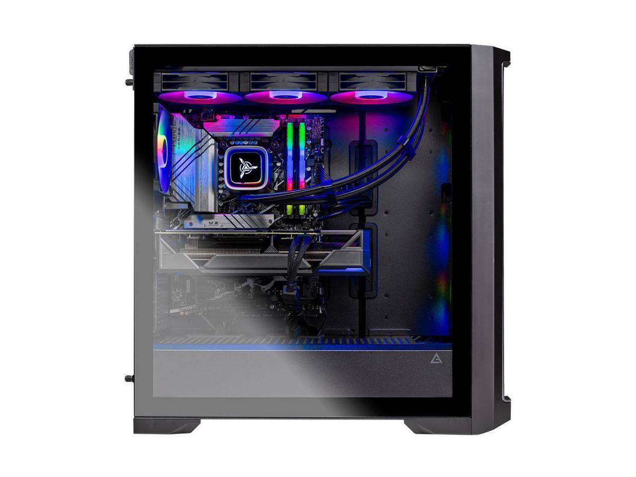 Alt View 1. Skytech Gaming - Skytech Legacy i9 14900KF, RTX 5090, 64GB DDR5, 2TB SSD, 1200W GOLD, Wi-Fi, Win 11 - Black.