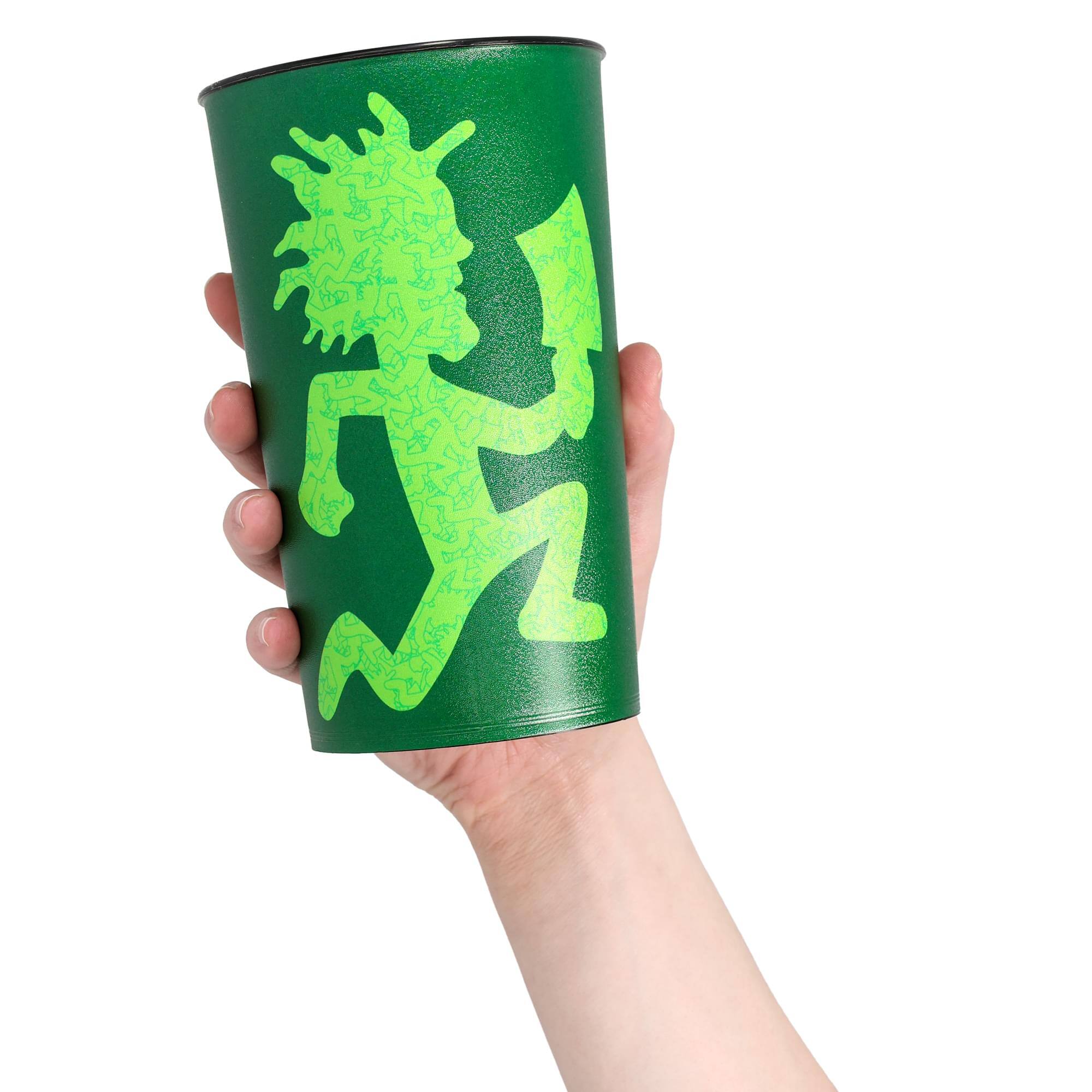 Alt View 10. Just Funky - Insane Clown Posse Hatchetman 20oz Stadium Cup - Green.