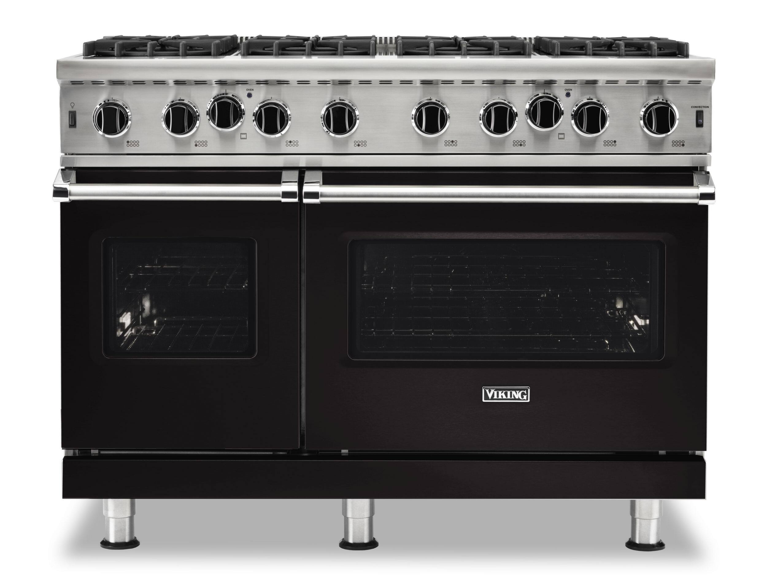 Viking - 5-Series Gas Open Burner Range - Onyx
