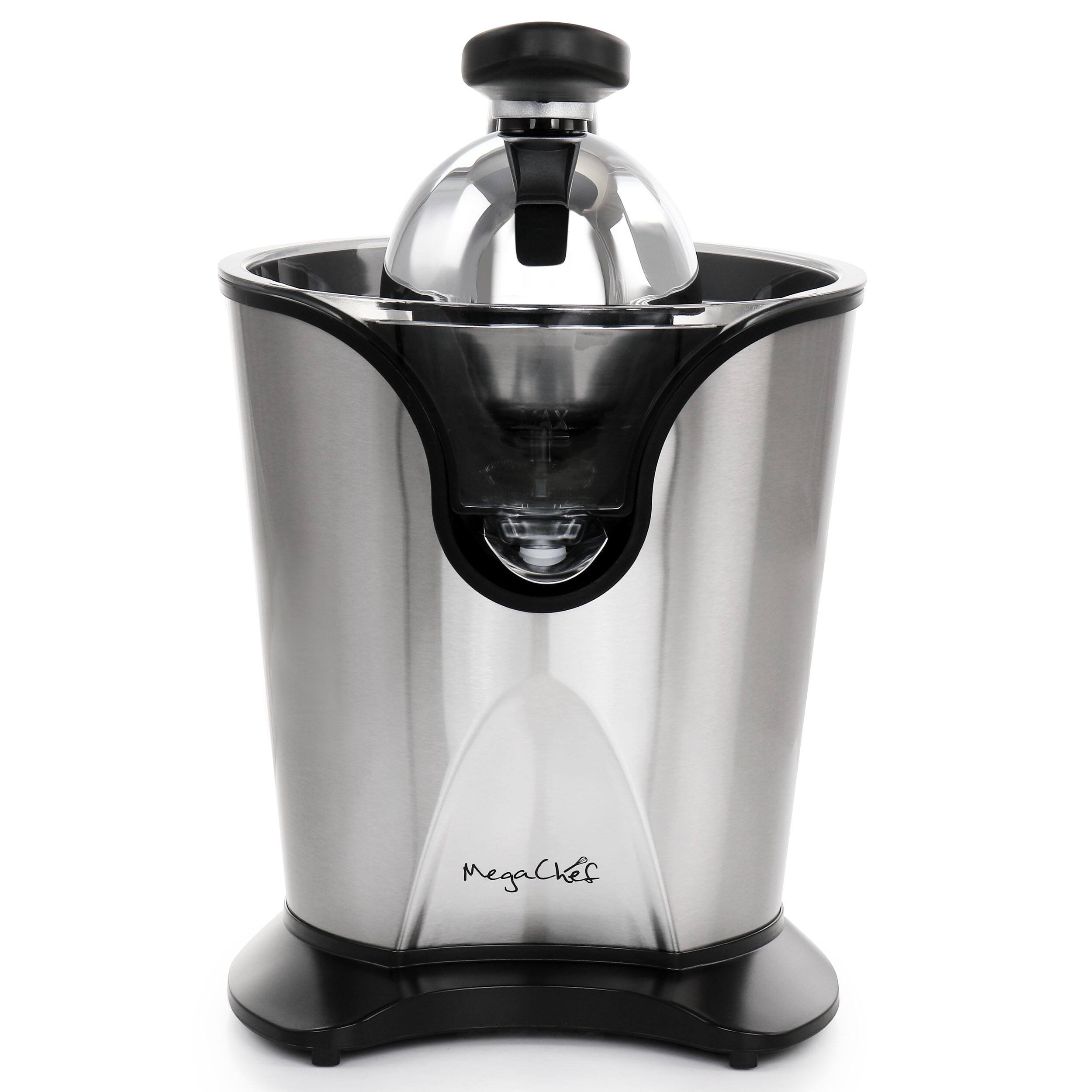 MegaChef - Stainless Steel Electric Citrus Juicer - Silver