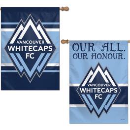 WinCraft - Vancouver Whitecaps FC 28" x 40" Double-Sided Vertical Flag - Multicolor