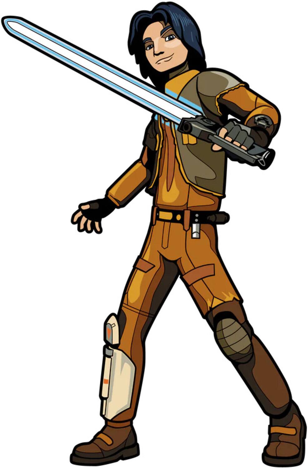 Alt View 1. PopMarket - FiGPiN - Star Wars: Rebels - Ezra Bridger Enamel Pin (1329)   - Collectibles - Multicolor.