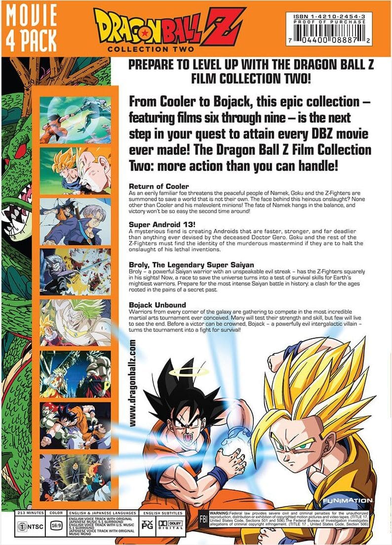 Dragon Ball Z: Movie Pack 2 DVD [Standard] - Best Buy
