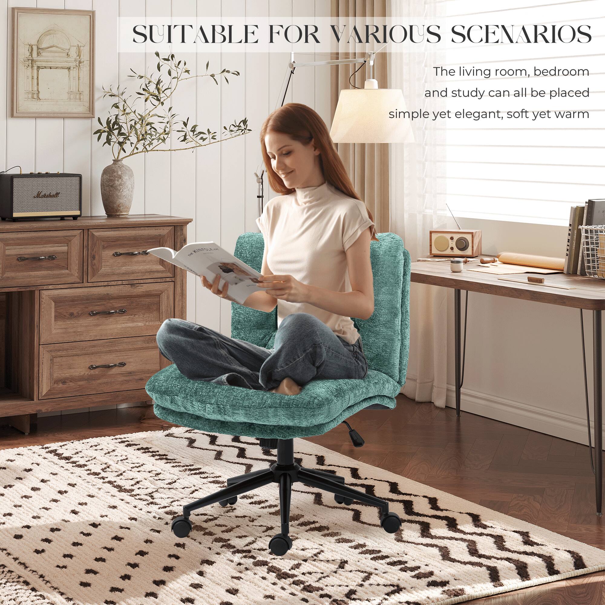 SUITABLE FOR VARIOUS SCENARIOS

The living room, bedroom and study can all be placed simple yet elegant, soft yet warm