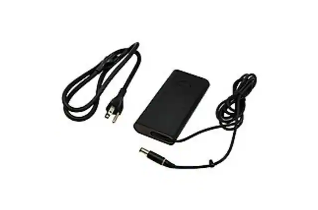 Front. Dell - 6C3W2 (Lite-On LA90PM130) AC Adapter for Inspiron 17 3737 Laptop - 90 Watts - 19.5 V - 4.62 A - Possibly Black.