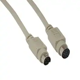 Sanoxy - 6ft Mini-DIN8 M/F Serial Extension Cable - Beige