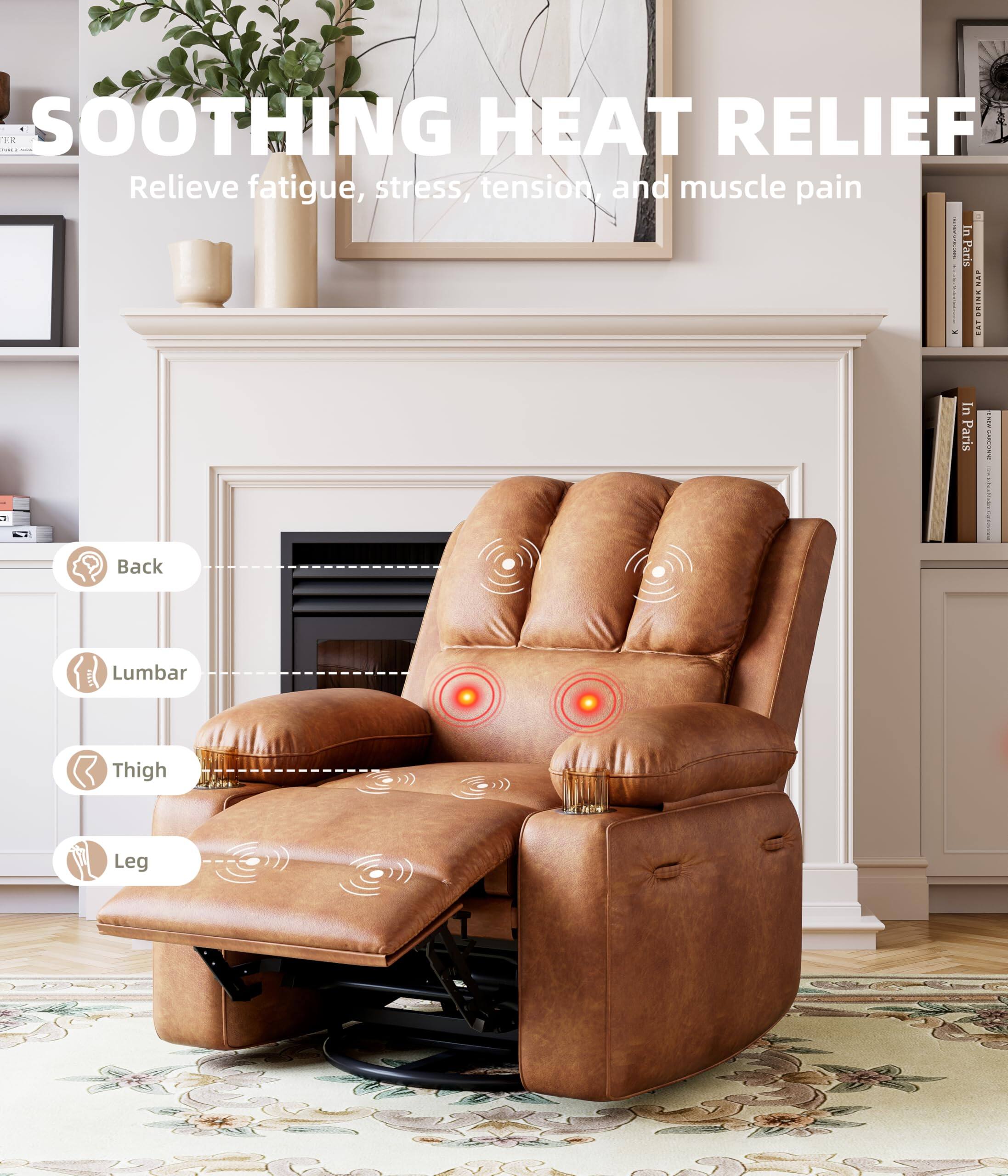 SOOTHING HEAT RELIEF  
Relieve fatigue, stress, tension, and muscle pain  

Back  
Lumbar  
Thigh  
Leg