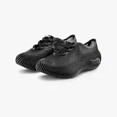 Front. Nexbie - Aeroraise 3D Printed Sneakers - Black.