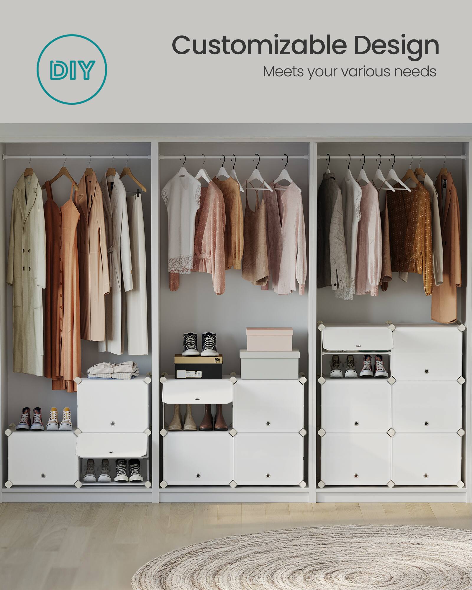 DIY Customizable Design  
Meets your various needs