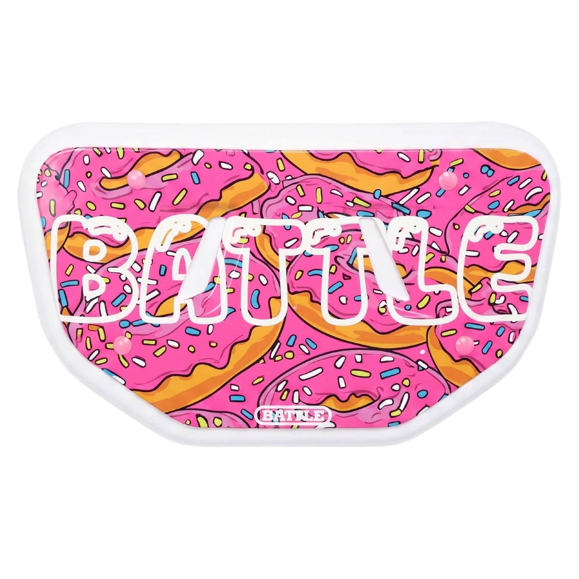 Battle Sports - Youth "Donuts" Back Plate - Pink / White / Black